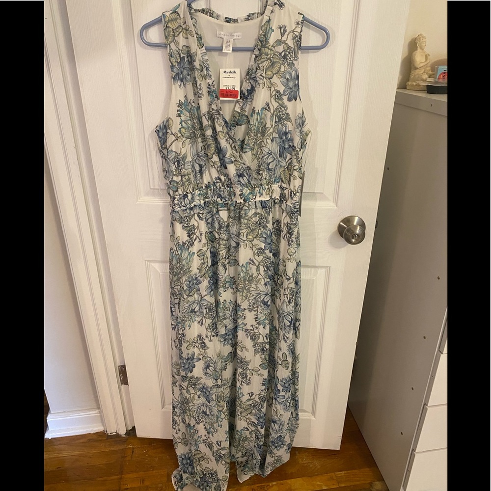 London Times Flowy Maxi Dress